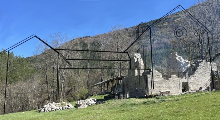 Abbaye avec transparence